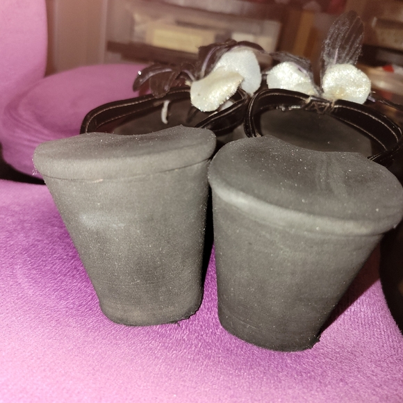 Victoria Secret Wedge Thong Slippers 9 - Picture 3 of 7